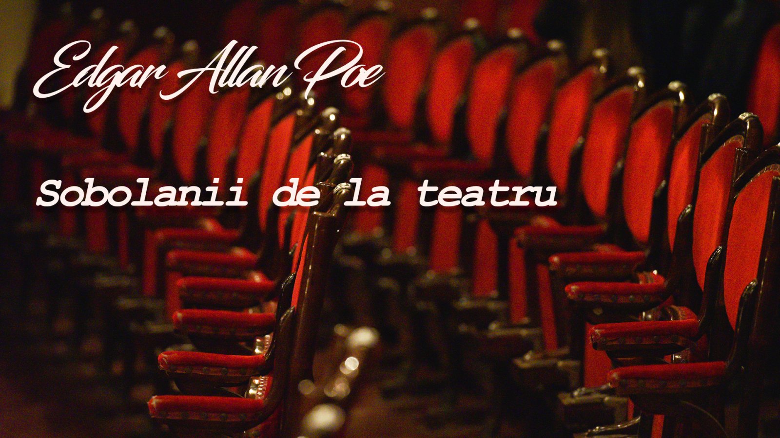 Afișul pentru Sobolanii de la teatru