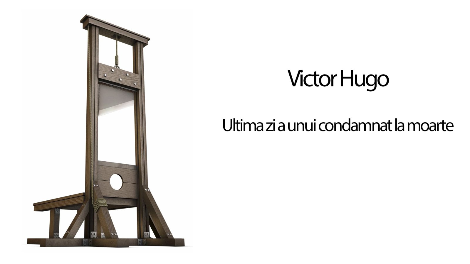 Afișul pentru Ultima zi a unui condamnat la moarte