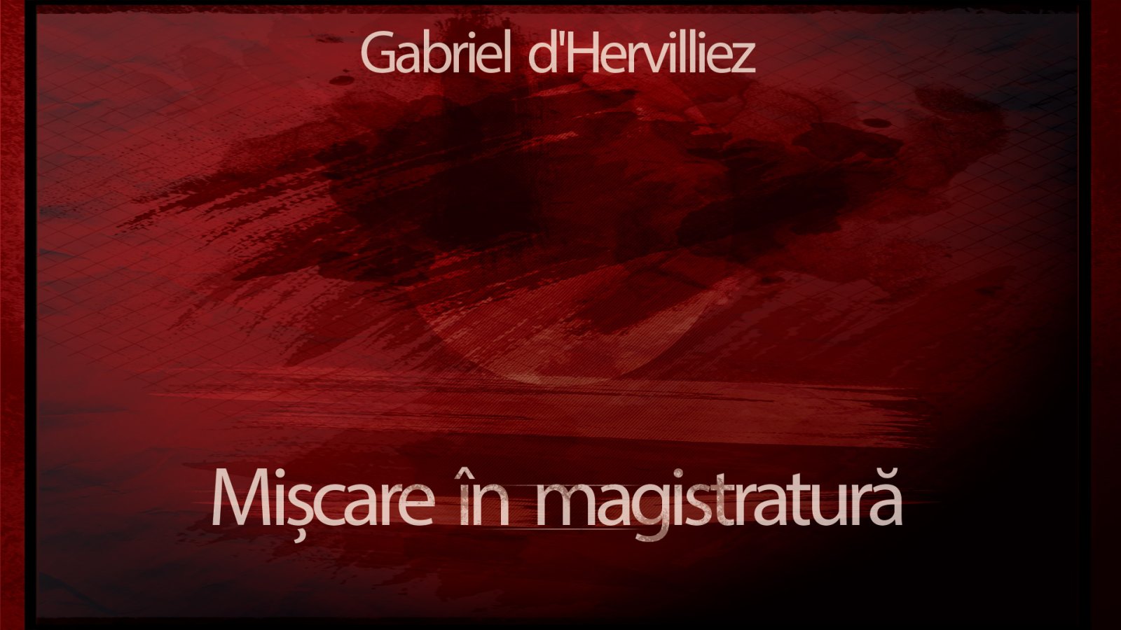 Afișul pentru Miscare in magistratura