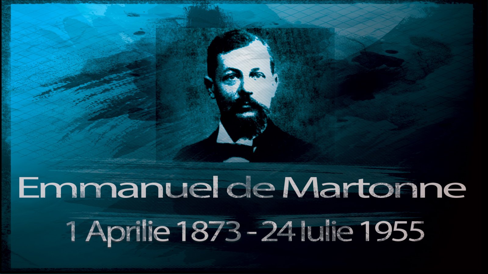 Afișul pentru Geograful "Romaniei Mari"