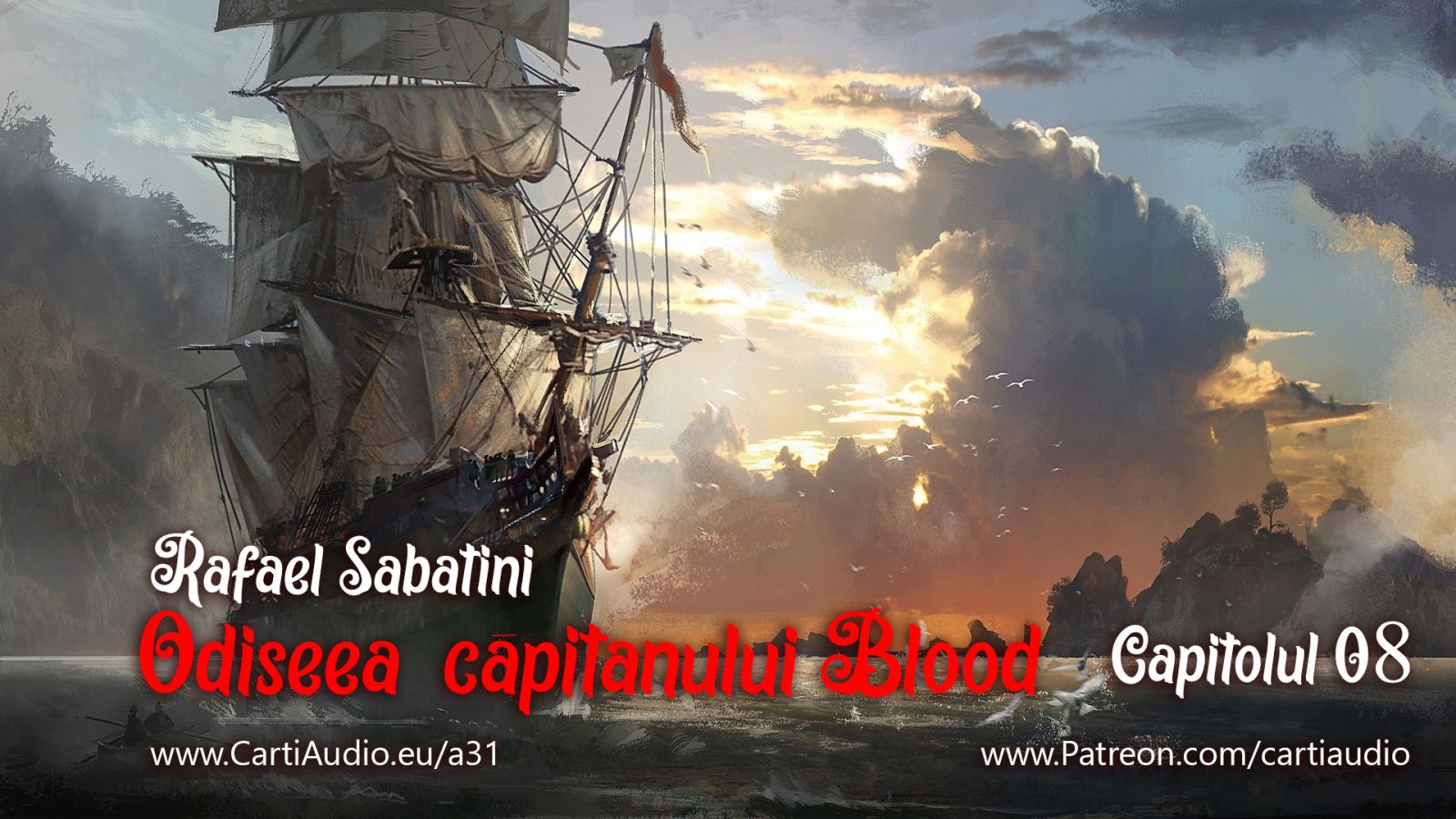 Afișul pentru Odiseea capitanului Blood - Capitolul 08
