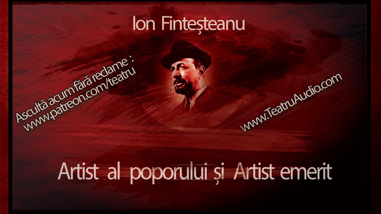Afișul pentru Artist al Poporului si Artist Emerit