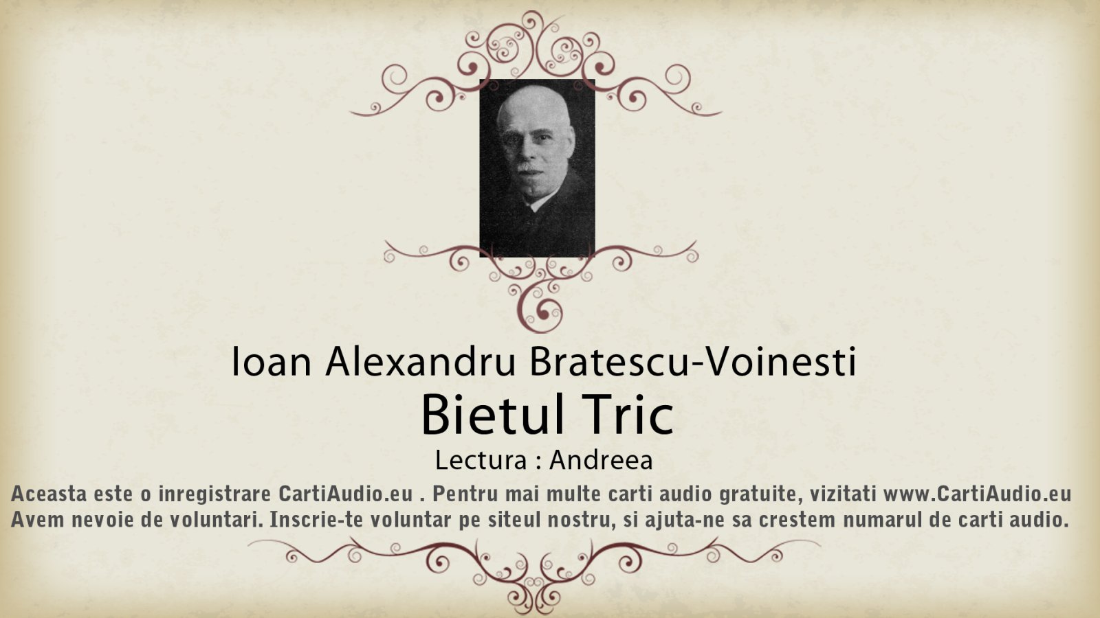 Afișul pentru Bietul Tric