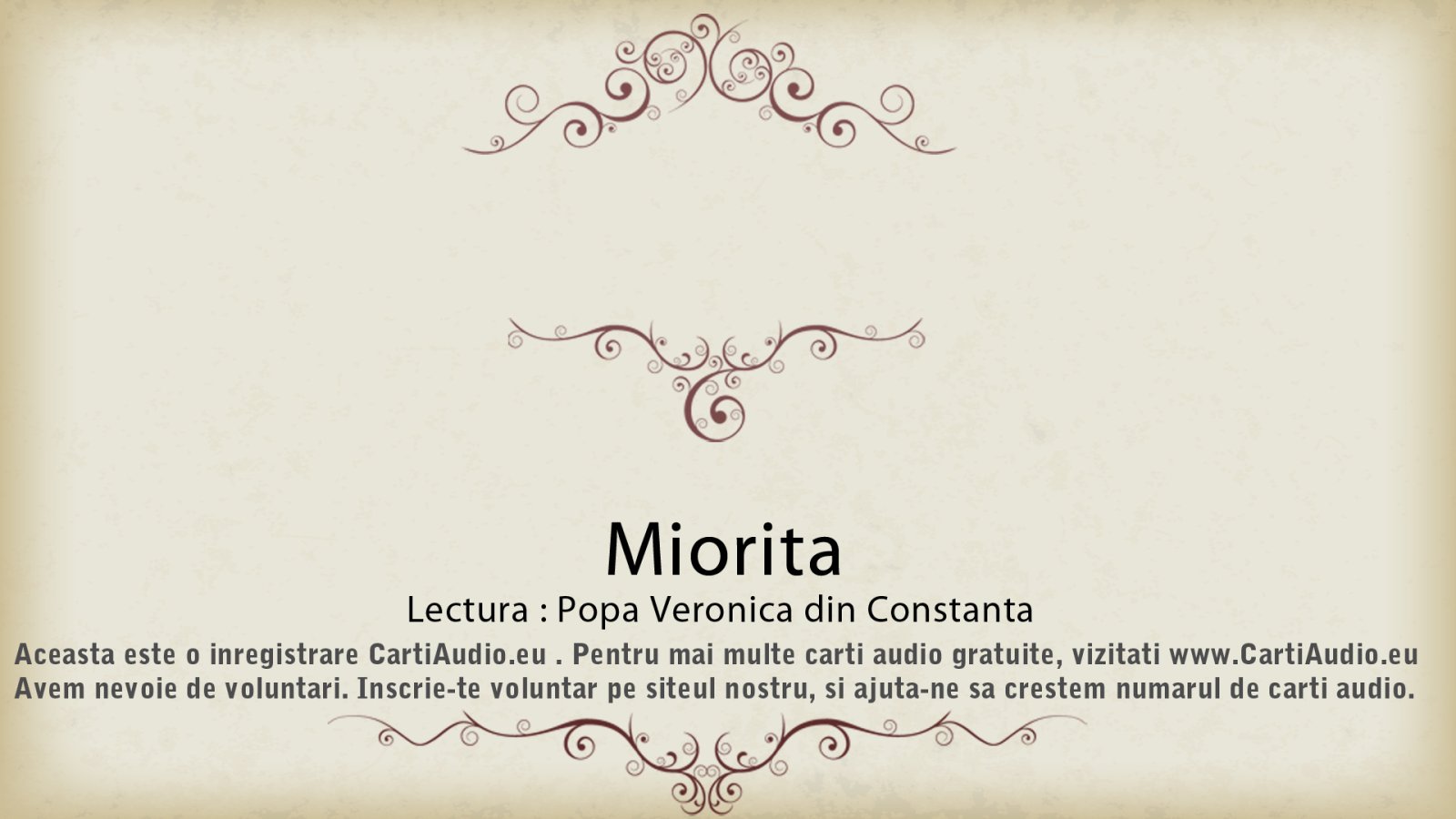 Afișul pentru Miorita
