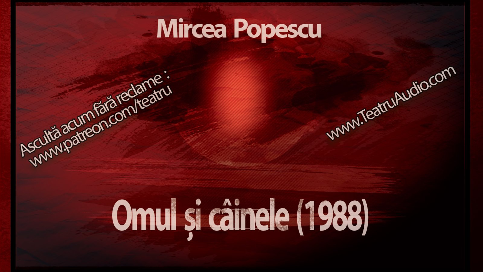 Afișul pentru Omul si cainele