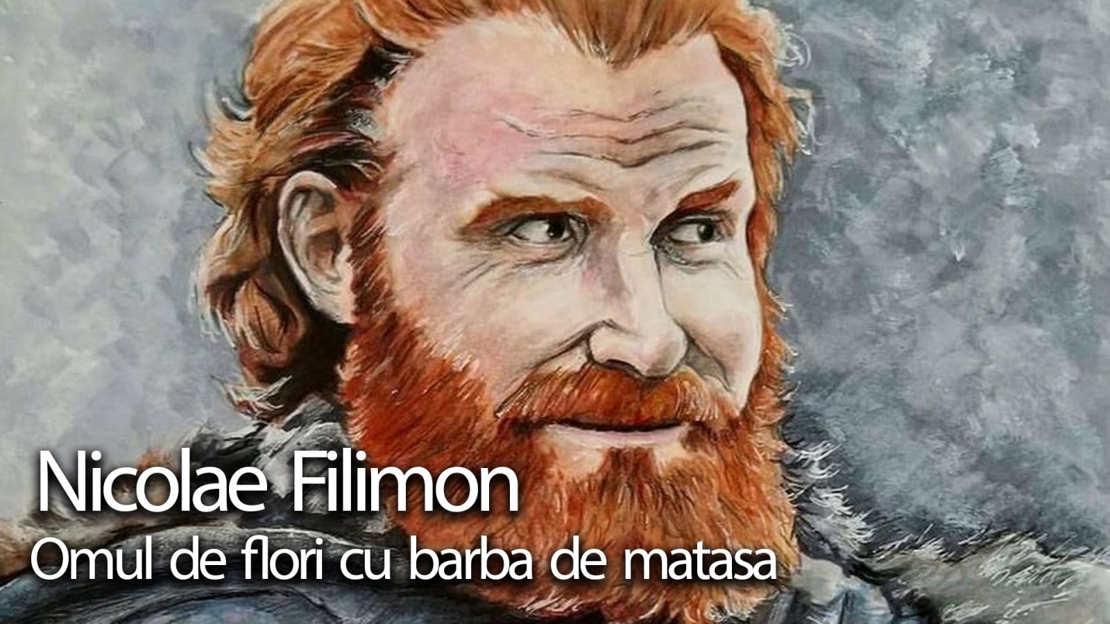 Afișul pentru Omul de flori cu barba de matasa